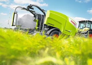 Balirke za okrugle bale Claas Rollant 455 RC Uniwrap 