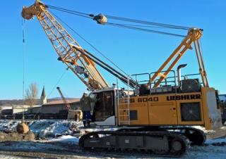 Dizalice gusjeničari - Rešetkasta grana Liebherr HS 8040 HD