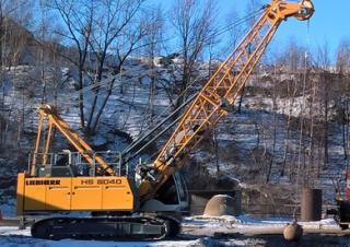 Dizalice gusjeničari - Rešetkasta grana Liebherr HS 8040 HD