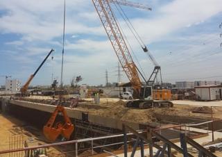 Dizalice gusjeničari - Rešetkasta grana Liebherr HS 8070