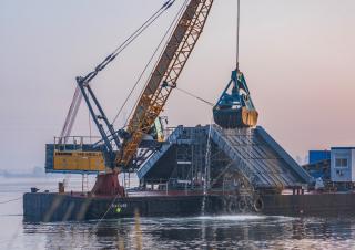 Dizalice gusjeničari - Rešetkasta grana Liebherr HS 8100.1 