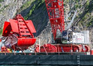 Dizalice gusjeničari - Rešetkasta grana Liebherr HS 8130