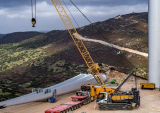 Dizalice gusjeničari - Rešetkasta grana Liebherr LR 1110 