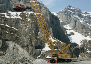 Dizalice gusjeničari - Rešetkasta grana Liebherr LR 1160