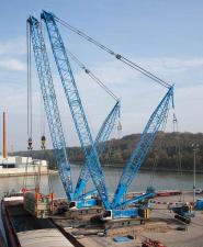 Dizalice gusjeničari - Rešetkasta grana Liebherr LR 1300 SX