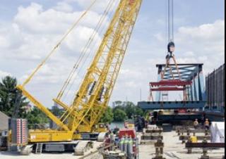 Dizalice gusjeničari - Rešetkasta grana Liebherr LR 1350/1