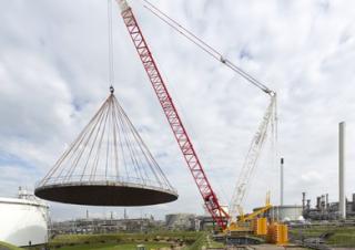Dizalice gusjeničari - Rešetkasta grana Liebherr LR 1500