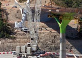 Dizalice gusjeničari - Rešetkasta grana Liebherr LR 1750/2