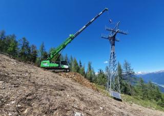Dizalice gusjeničari - Teleskopska grana Sennebogen 643E