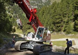 Dizalice gusjeničari - Teleskopska grana Liebherr LTR 1060