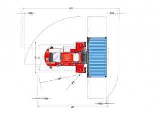 Kalmar DCF 70-40 E5 Dimenzije i veličina