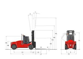 Kalmar DCG 70-32 E3 Dimenzije i veličina