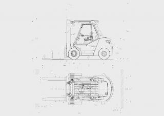 Linde H50/500D Dimenzije i veličina