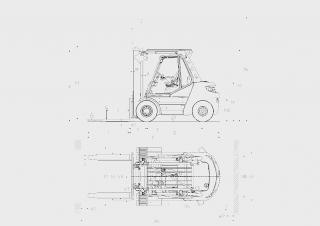 Linde H80/1100D Dimenzije i veličina