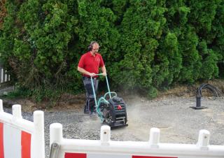 Kompaktori s vibracionim pločama Jednosmjerni vibracioni nabijači ploča Ammann APF 1540