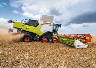 Kombajni Claas Trion 750 Terra Trac   