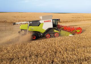 Kombajni Claas Trion 750 Terra Trac   