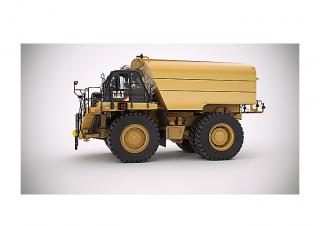 Kruti kiperi kamioni Caterpillar 772G WTR Bare chassis