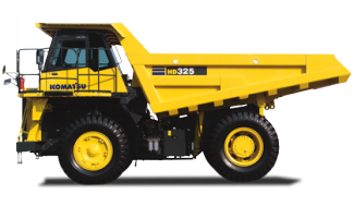 Kruti kiperi kamioni Komatsu HD325-7