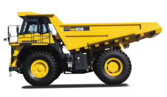 Kruti kiperi kamioni Komatsu HD605-7 E0