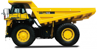 Kruti kiperi kamioni Komatsu HD785-7