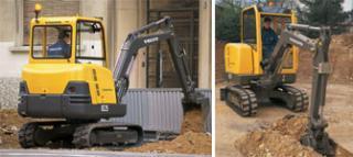 Mini bageri Volvo EC25