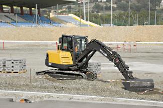 Mini bageri Volvo EC55C