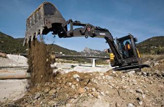 Mini bageri Volvo EC55C