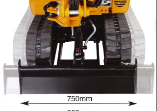 Mini bageri Hanix H09D