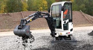 Mini bageri Terex TC 19 Z