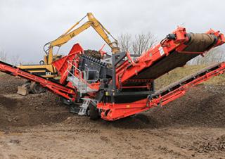 Pokretna postrojenja za prosijavanje Terex-Finlay 873+ Spaleck