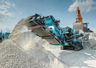 Postrojenja za reciklažu ruševina Powerscreen Trakpactor 260SR