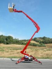 Teleksopska podizna platforma Teleskopska podizna platforma na kotačima Bluelift - Rothlehner R 180 C