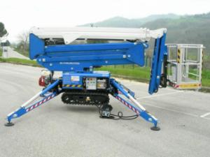 Teleksopska podizna platforma Teleskopska podizna platforma na kotačima Bluelift - Rothlehner R 180 CR