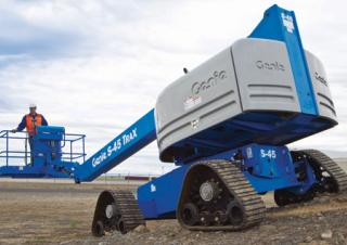 Teleksopska podizna platforma Teleskopska podizna platforma na kotačima Genie S-45 TraX