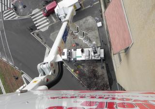 Teleksopska podizna platforma Teleskopske dizalice sa granom montirane na kamion CTE B-LIFT 410 HR