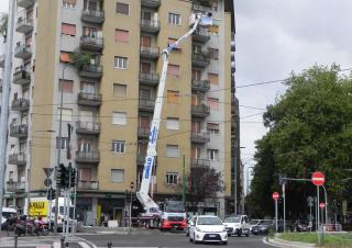 Teleksopska podizna platforma Teleskopske dizalice sa granom montirane na kamion CTE B-LIFT 410 HR