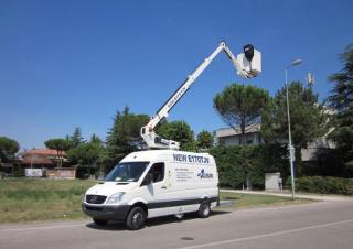 Teleksopska podizna platforma Teleskopske dizalice sa granom montirane na kamion GSR E170TJV Compact 