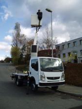 Teleksopska podizna platforma Teleskopske dizalice sa granom montirane na kamion GSR E179T Compact