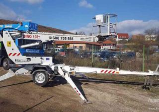 Teleksopska podizna platforma Teleskopske dizalice sa granom montirane na prikolice Dino Lift Dino 125 T