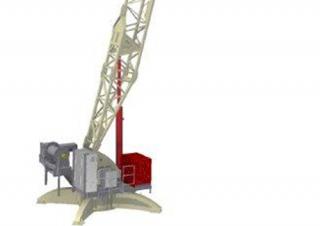 Toranj dizalice - Luffing Boom - Top-slewing TEREX CRANES CDK 100-16