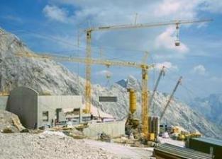 Toranjski kranovi - Grana kolica - Okretanje na dnu Liebherr 40 K