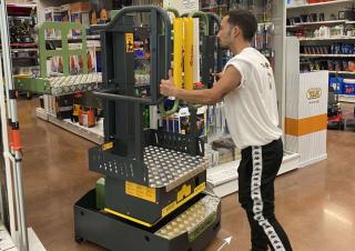 Teleksopska podizna platforma Vertikalna podizna platforma s jednim jarbolom Faraone Elevah 40 B Picking