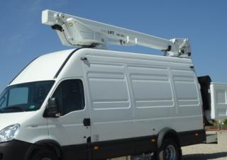 Zglobna podizna platforma Dizala sa zglobnom granom montirana na kamion Danilift PD160V 