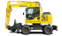 Bageri na kotačima Komatsu PW148-8