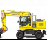 Bageri na kotačima Komatsu PW180-10 