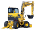 Bageri na kotačima Komatsu PW98MR-8