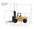 Caterpillar DP150N Dimenzije i veličina
