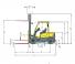 Hyster H2.0FT Dimenzije i veličina