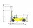 Hyster H44.00XM 12 Dimenzije i veličina